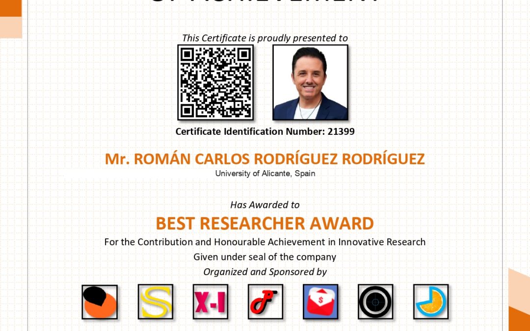 Best Researcher Award on New Science Inventions